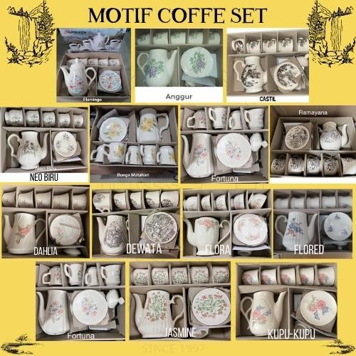 Minum Coffe Set / Cangkir 1 Set / Gelas Kopi / Napoleon