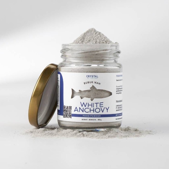 

Crystal of the Sea White Anchovy Powder Bubuk Teri 80gr 80 gr MPASI