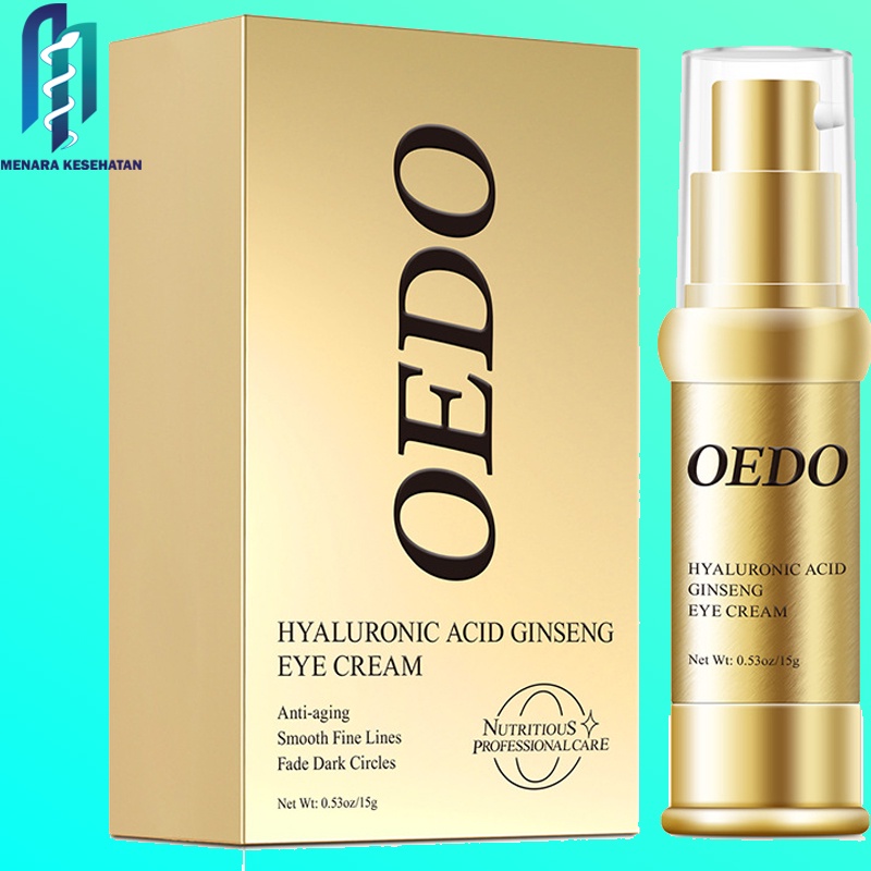 Oedo Hyaluronic Acid Ginseng Eye cream Anti-aging Smooth Fine Lines Fade Dark Circles Anti Penuaan m