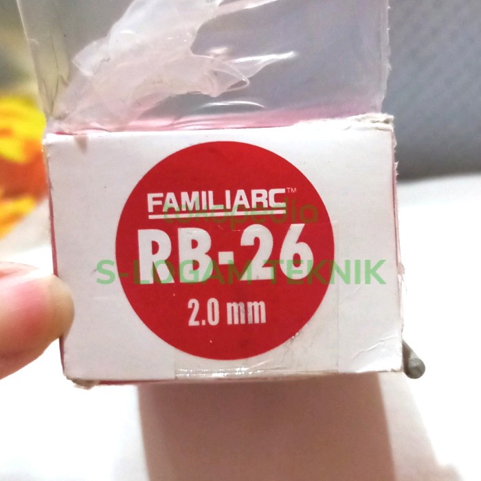 Kawat Las Besi RB 26 KOBE STEEL 2 mm 1 KG Welding Electrodes RB26