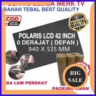 sparepart POLARIS LCD 42 INC 0 DERAJAT POLARIZER TV LCD 42 INCH 0 DERAJAT PLASTIK POLARIZE