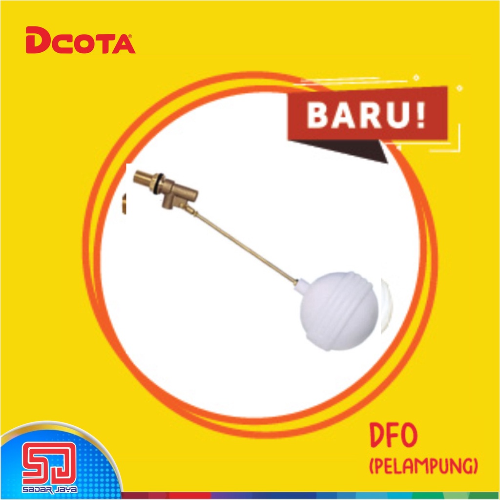 DCOTA DFO Floater Pelampung Air Toren Tangki Tandon 1/2&quot; 3/4&quot;