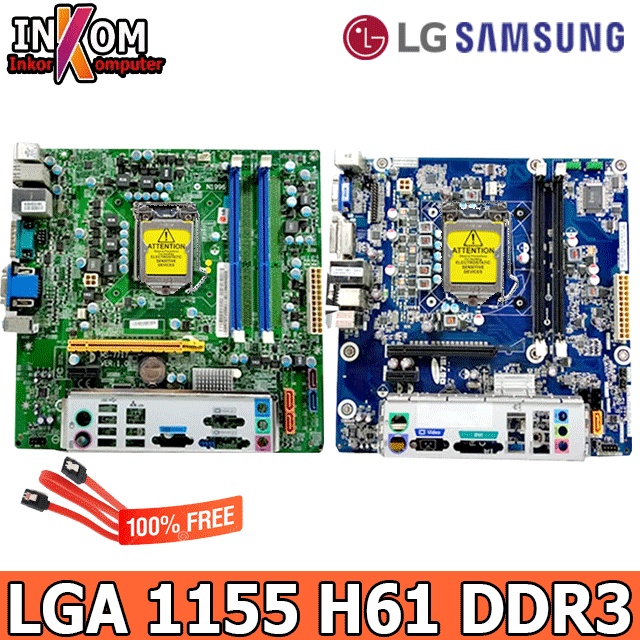 Motherboard Mainboard Mobo Intel LGA 1155 H61 OEM Onboard