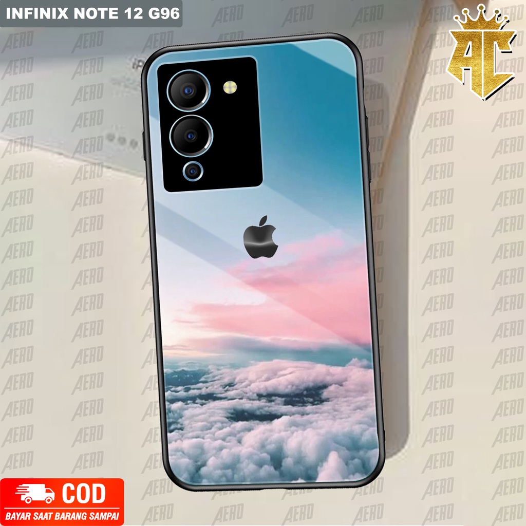 Case INFINIX NOTE 12 G96  - Casing INFINIX NOTE 12 G96 Terbaru 2022 AERO STORE [ MARBLE ] Silikon IN