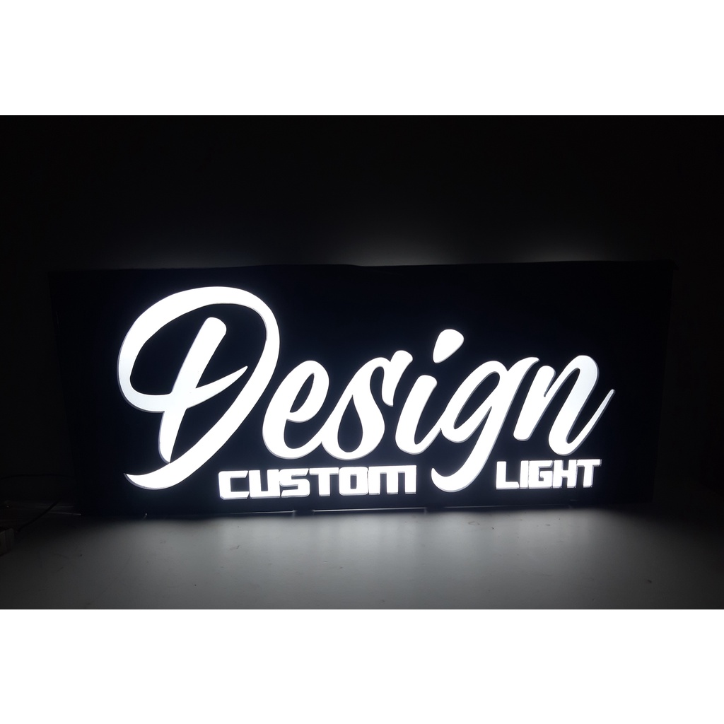 Lampu tidur/lampu hias dinding/papan nama akrilik led/lampu dinding custom/neon box mini led/lampu a