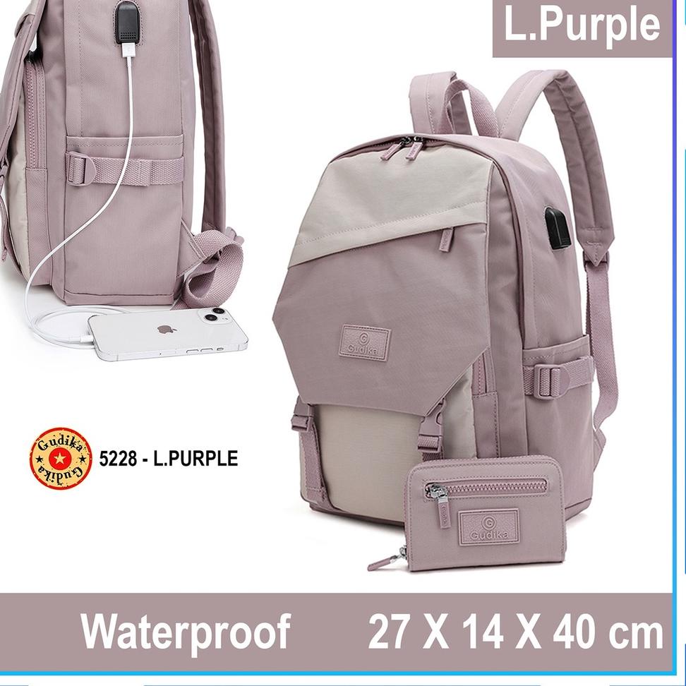 MURAH Tas Ransel GUDIKA Wanita Pria 5228 ( Dapat Box & Dustbag ) tas ransel laptop - tas backpack - 