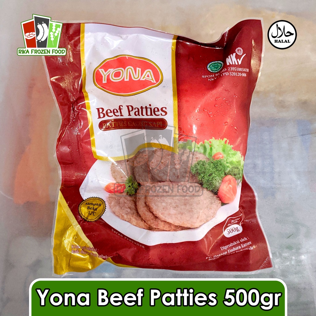 

Yona Beef Patties 500gr