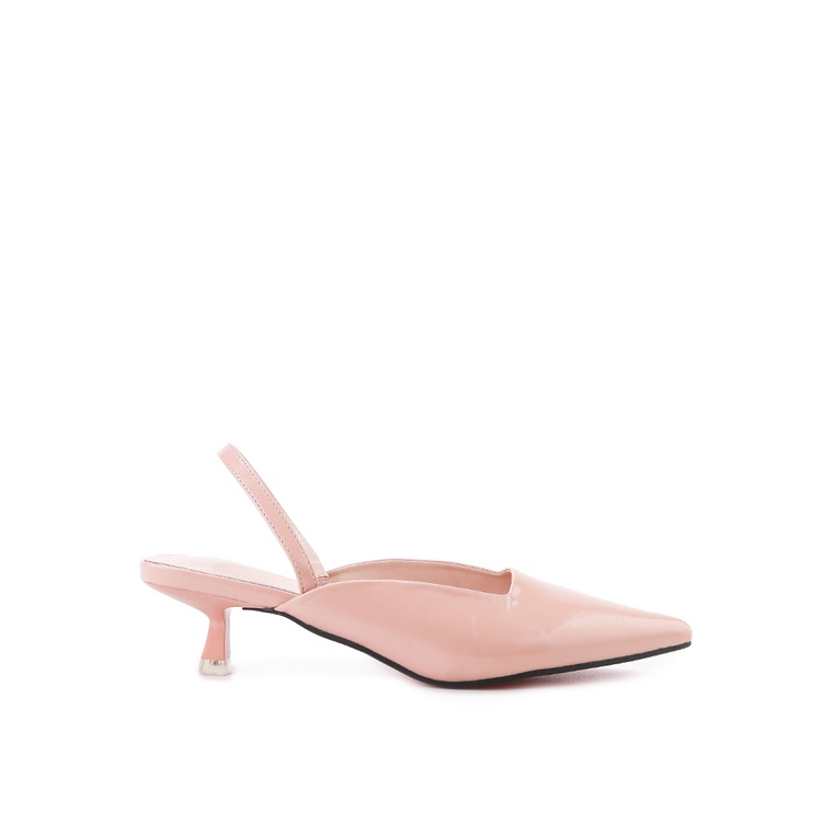 Sepatu Heels Peter Keiza Original Selop Ultah Berkualitas Branded Zweta Wanita Cewek Khaki Sintetis 