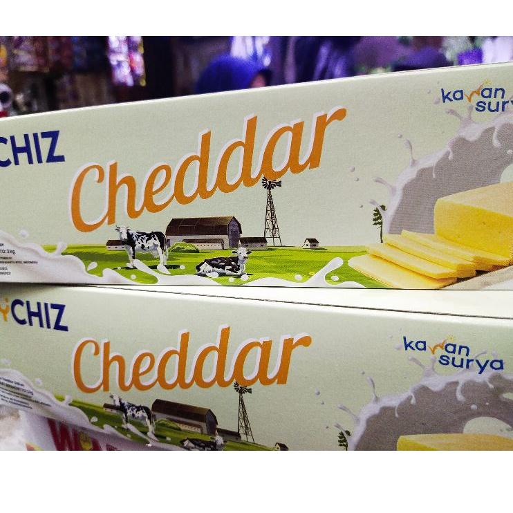 

➺ keju my chiz 2 kg cheddar ☁