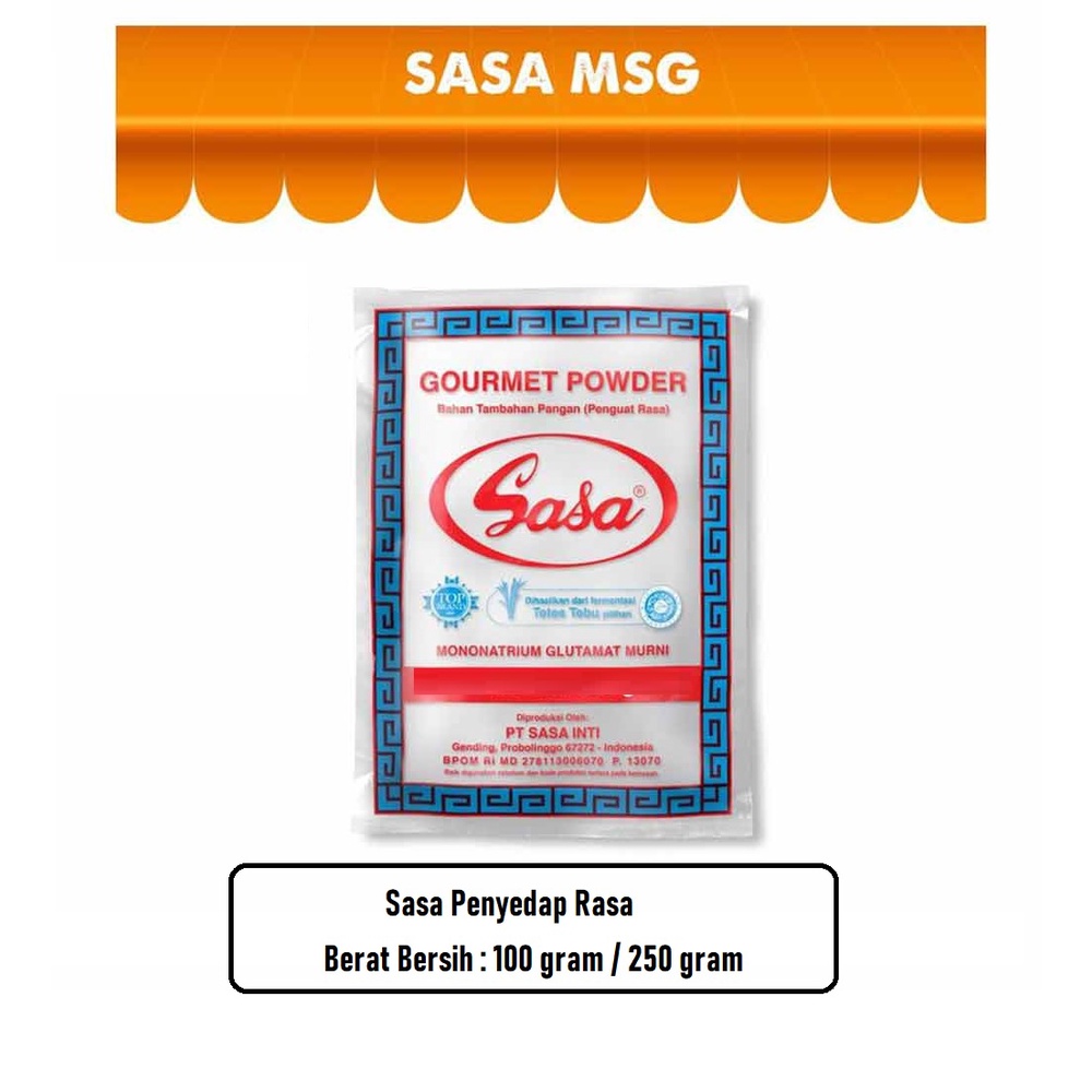 

Sasa Penyedap Rasa 100gr/250gr-Bumbu Masakan Penyedap Rasa Sasa