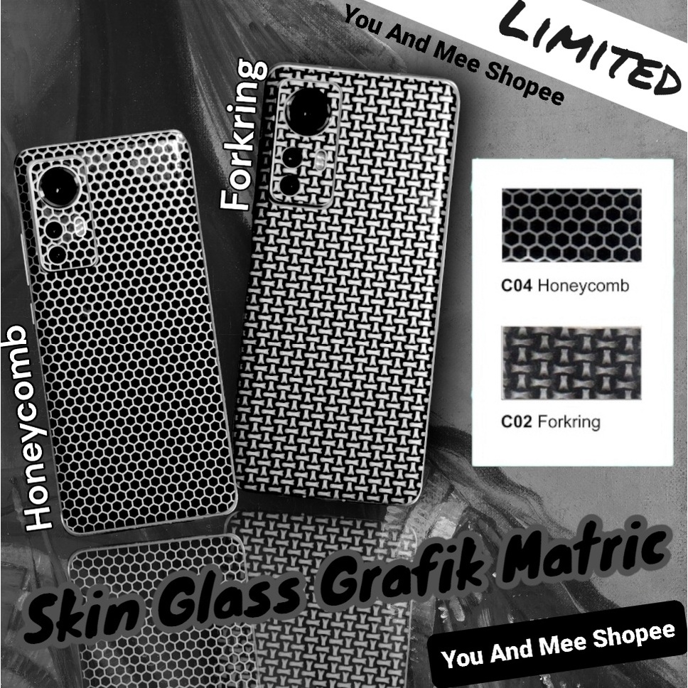 HoneyComb !! Skin Back Casing iPhone 11 14 14+ 13 13Pro 12 12Pro 12 Mini 12 Pro Max 13 Promax 11Pro 11Promax X Xs XR Xsmax 7+ 7 8 6 6+ 6S Plus 6G 6 5 5G 5s SE 2020 2016 2022 Garskin Belakang Forkring Motif Hitam Black Gelap Bagus Anti Jamur Stiker Murah