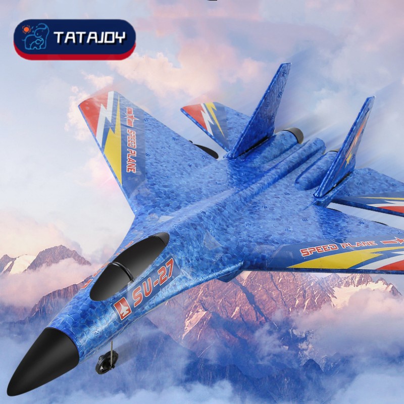 Promo TATAjoy Mainan Pesawat Terbang Remote Control LED Mainan Pesawat RC Terbang Remote Control LED