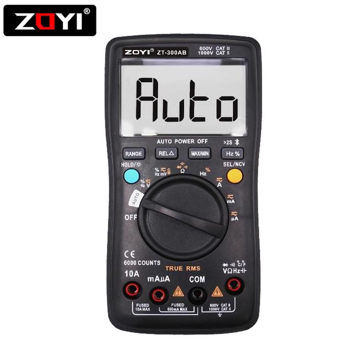 Best Seller Zoyi Zt-300Ab True Rms Ncv Upgrade Auto Mutlitester Bluetooth Digital