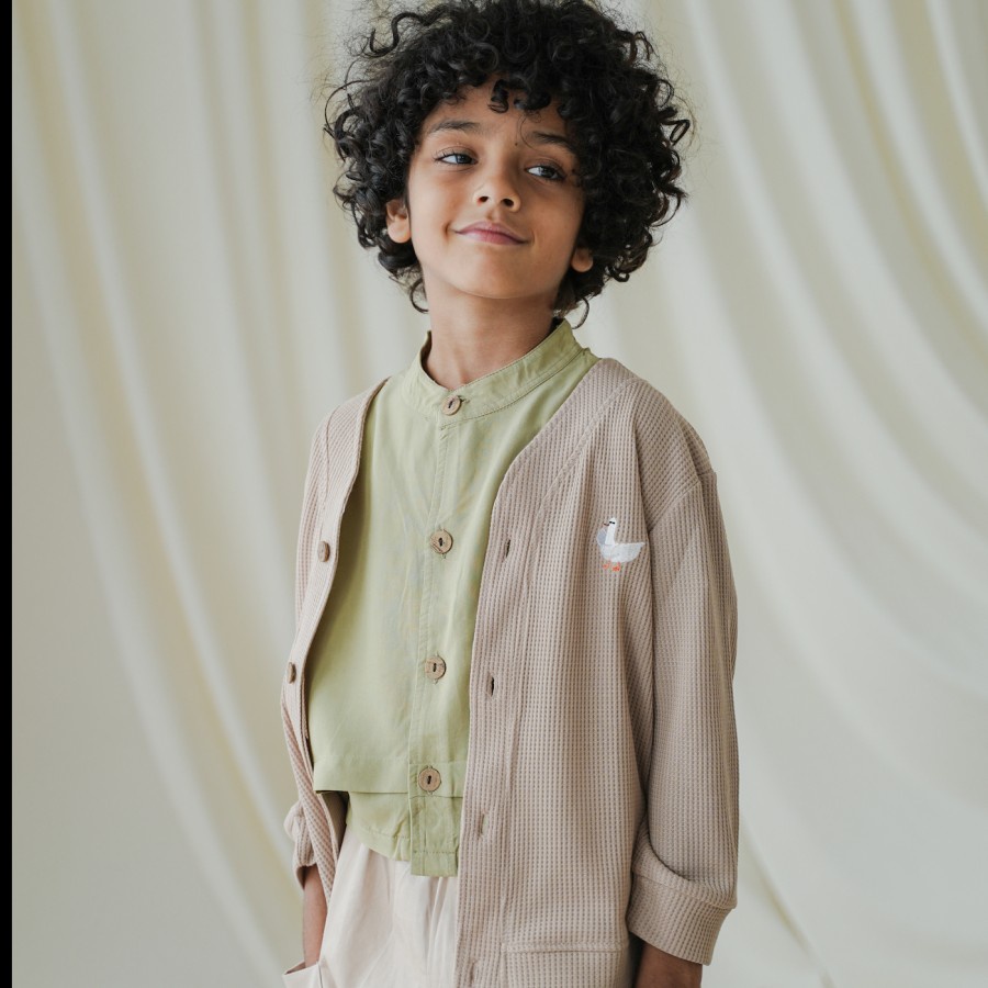 Mooi CARDIGAN RIB KIDS Unisex / Cardigan Anak Rib NEW