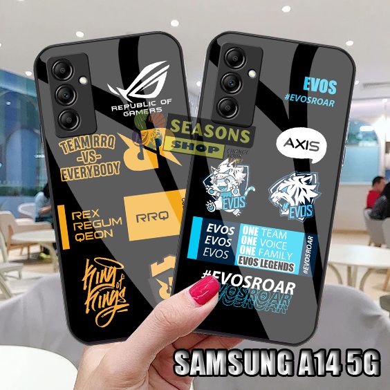 Softcase Samsung A14 5G Terbaru Softcase Kaca Samsung A14 5G - Softcase Glass Glitter Samsung A14 5G