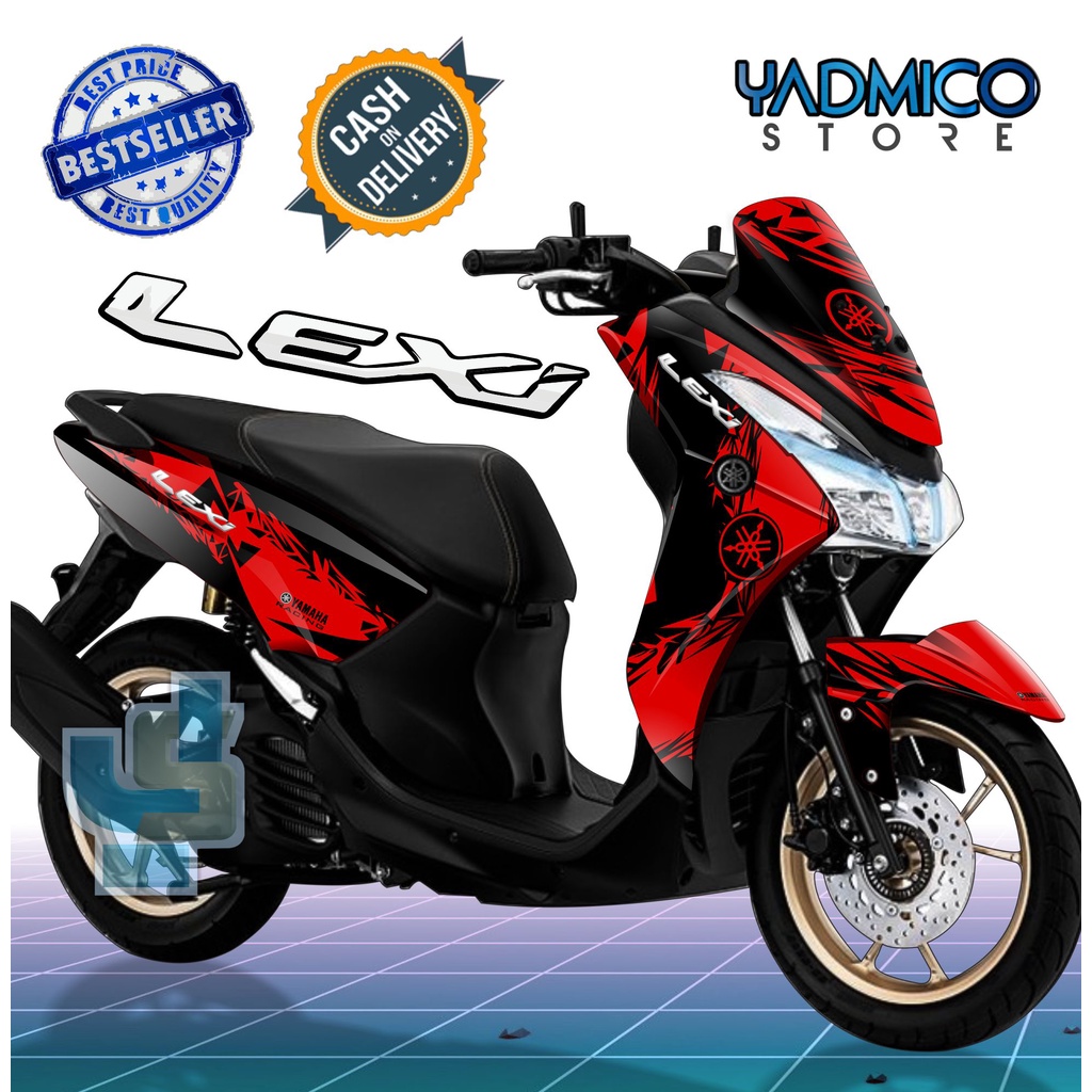 Decal Lexi 125 Full Body - Stiker Motor Yamaha Lexi 125 Full Body - Decal Hologram Lexi 125 Variasi 