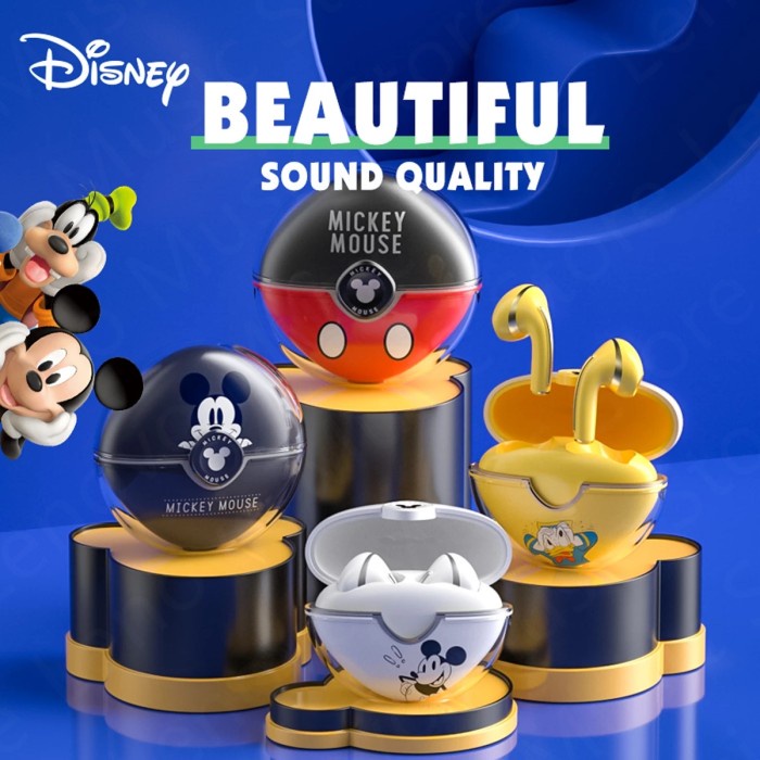 ORIGINAL DISNEY TWS BLUETOOTH EARPHONES WIRELESS NOISE EARBUDS HEADSET