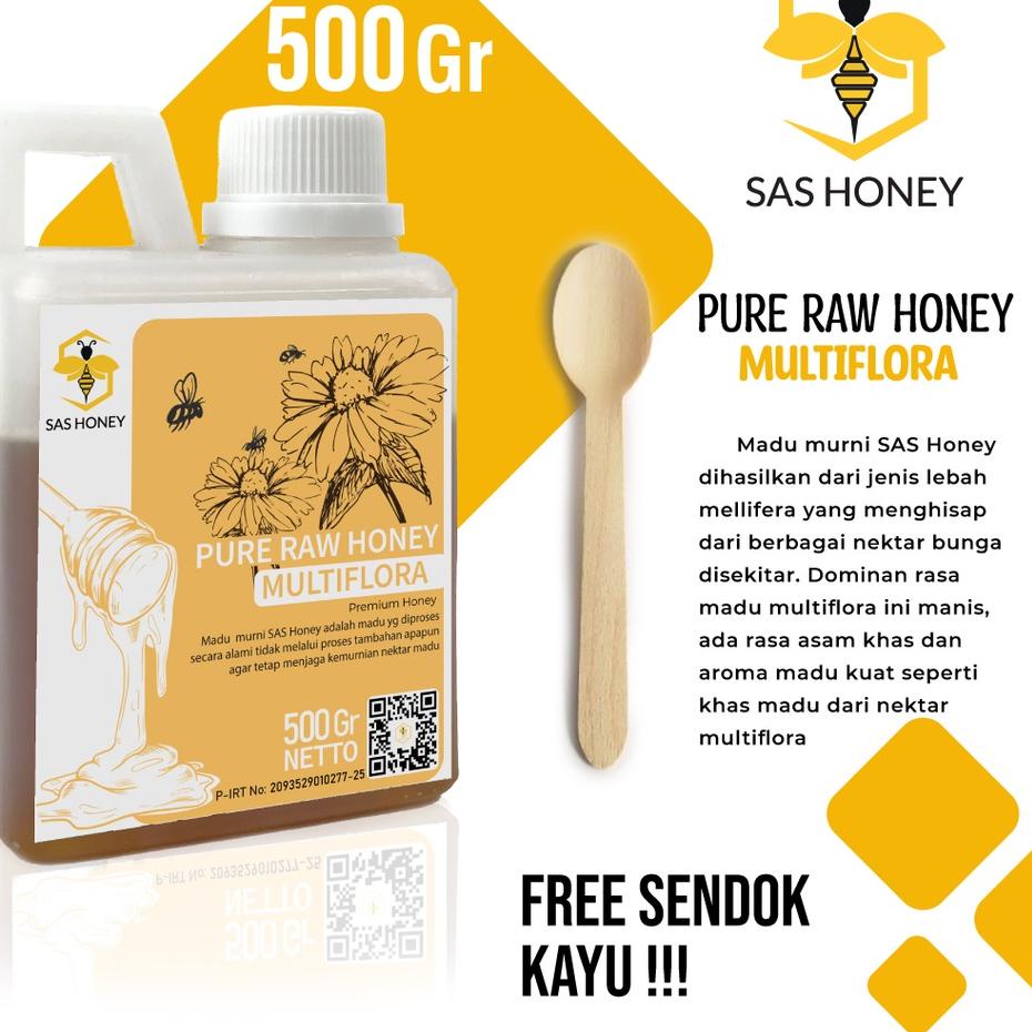 

♖ Asli Murni 500gr Sas Honey Nektar Bunga Multiflora ➲