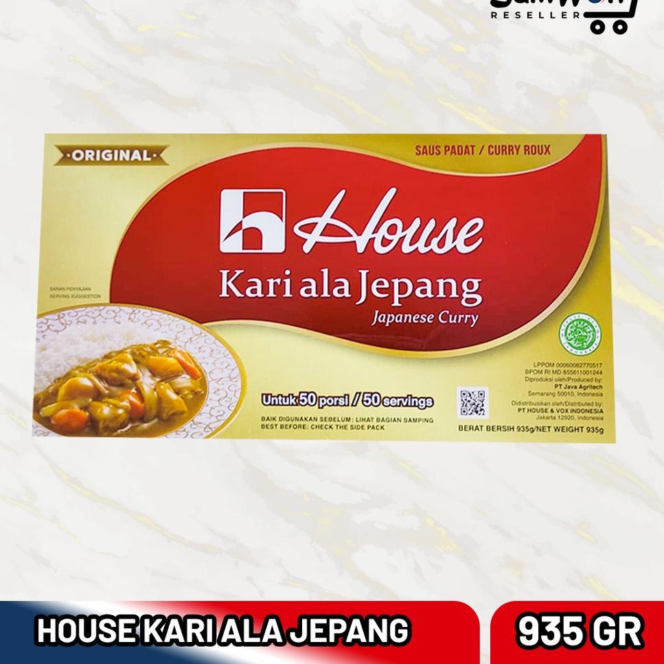 

✿ House Curry Bumbu Kari Saos Paste JEPANG 1kg (Bisa untuk 50 porsi) ♚