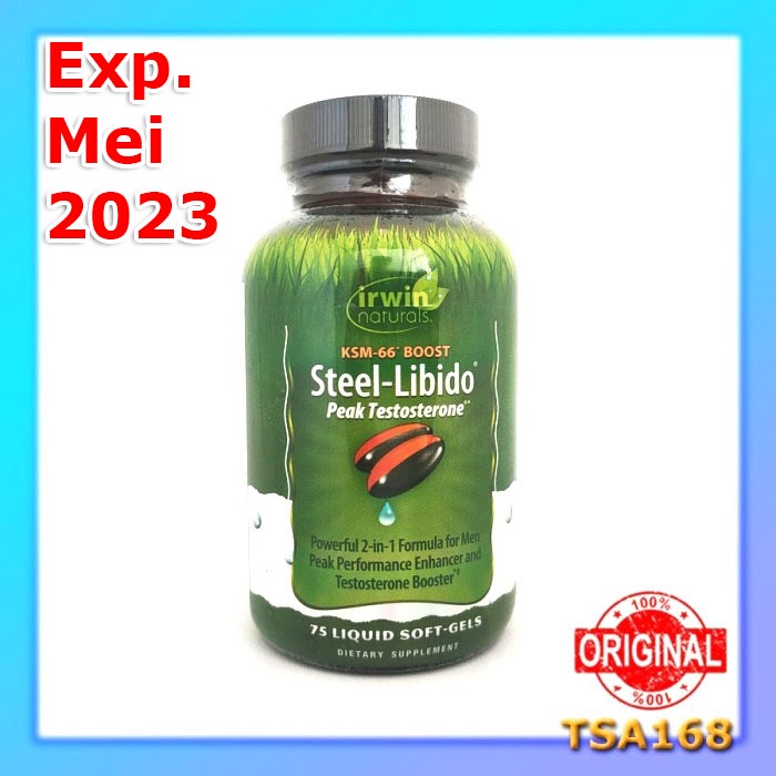 Irwin Naturals Steel Libido Peak Testosterone 75 Liquid Softgels