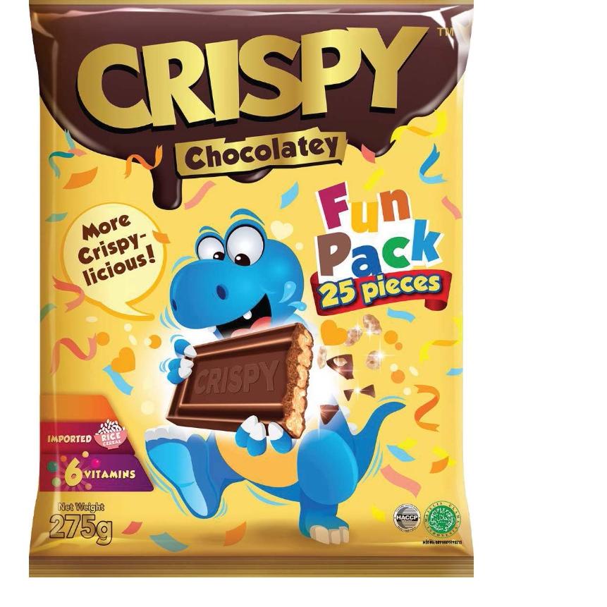 

™ Coklat CRISPY Funpack isi 25pcs 275g ✩