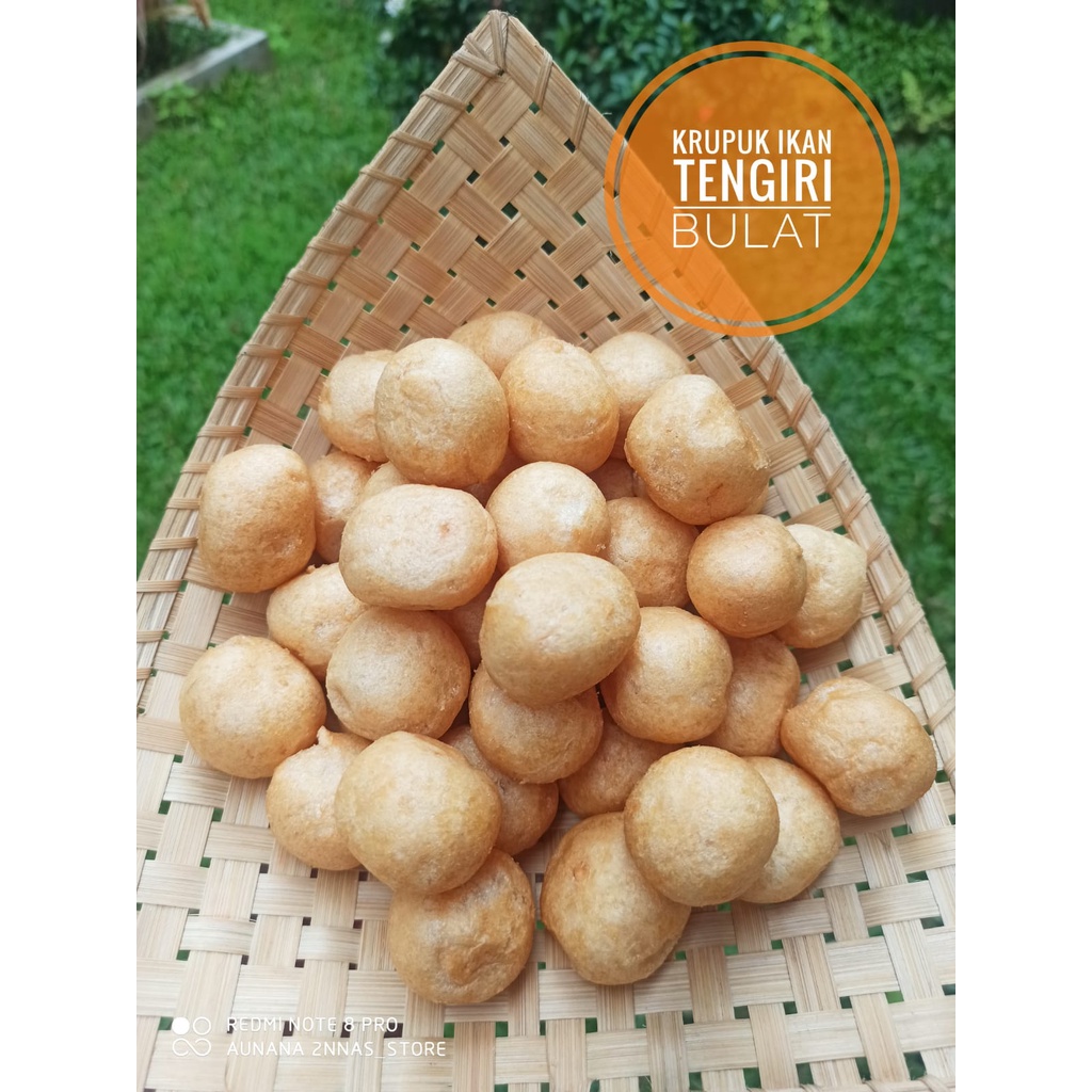 KRUPUK IKAN TENGIRI / KERUPUK TENGIRI BULAT / IKAN TENGIRI / TENGIRI KRUPUK BULAT