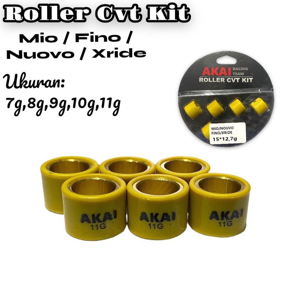 Roller Akai Racing Original Ready Motor Nmax,Aerox,Lexi,Pcx,Vario,Beat,Scoopy,Fino,Mio,Mio Soul