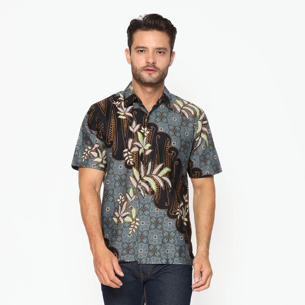 Kemeja Batik Pria - Bhatara Batik Tom - Atasan Kemeja Batik Lengan Pendek
