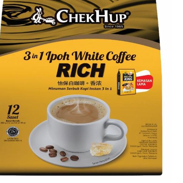 

➹ Chek hup king ipoh white coffee 3 in 1 ed terpanjang isi 12 sachet ◄