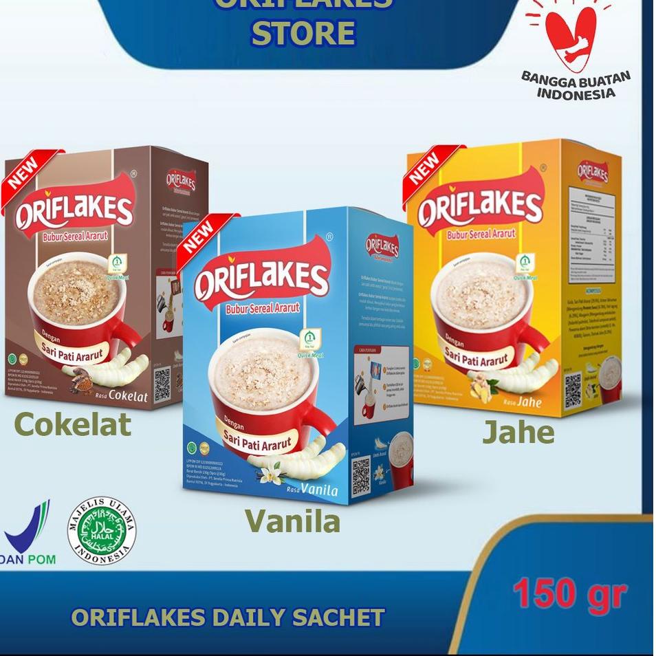 

Hot ProductM2y2X Oriflakes daily sereal umbi garut 150 gram @5 sachet.