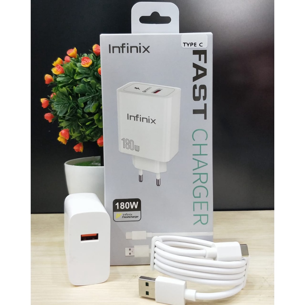 Charger infinix 180 Watt flash charging original micro type C infinix 180W BY,MINIGO