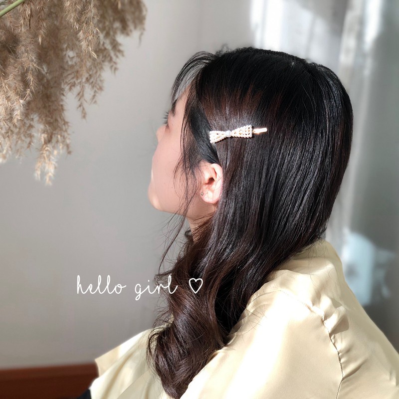 FYGALERY ACC147 Jepit Rambut Mutiara Korea Style Glamour Hairpin Pearl Alloy Aksesoris Rambut Wanita Dan Anak Murah