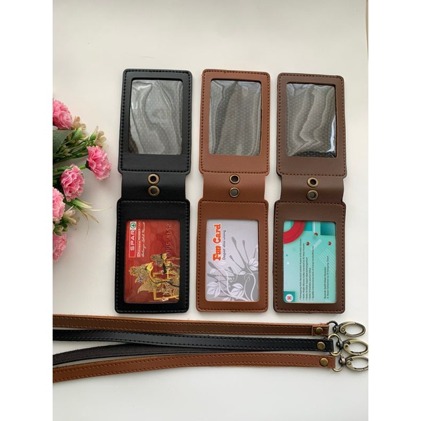 

ID CARD HOLDER NAME TAG KULIT