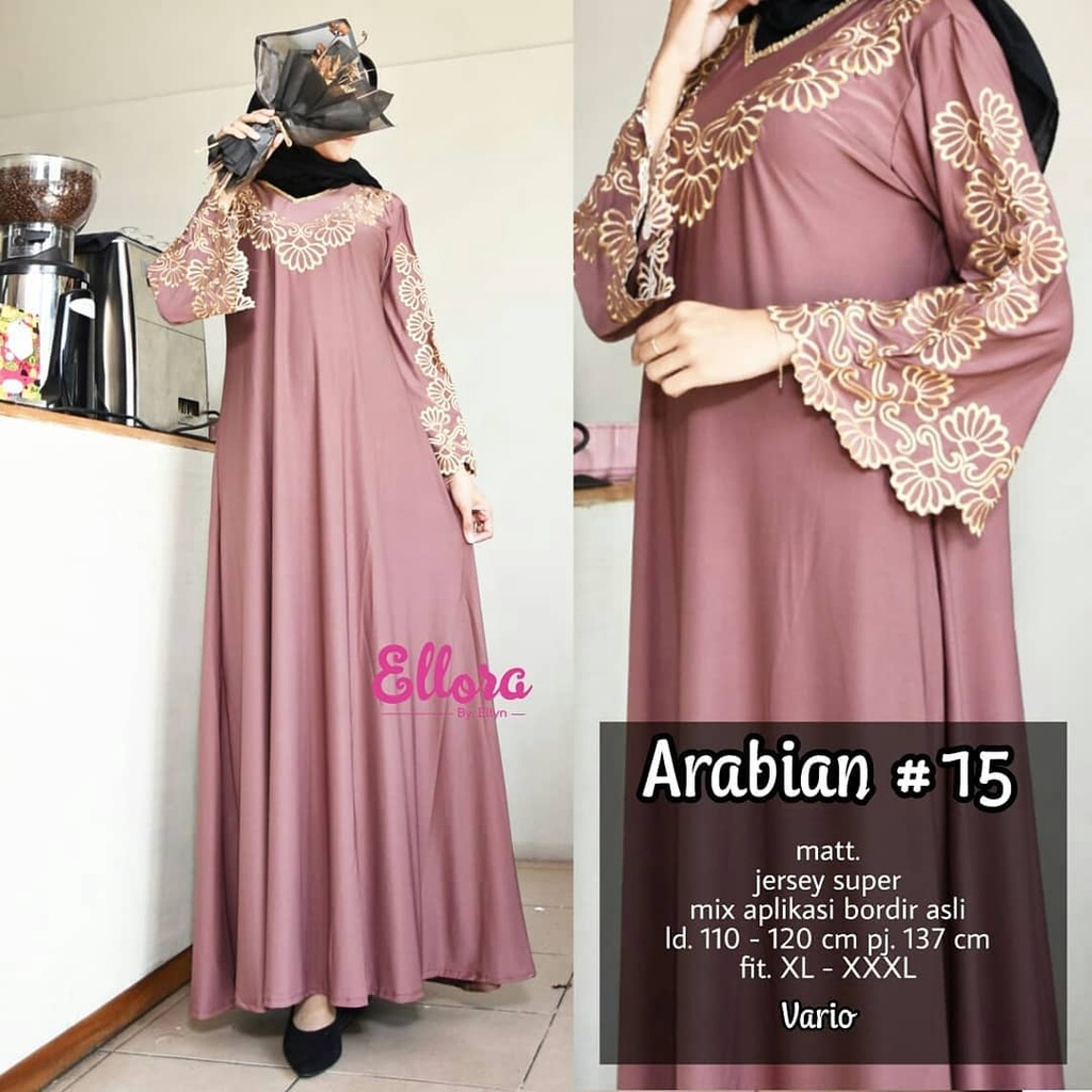 Gamis Muslimah Millaty Maxy bordir jumbo xxxl Ld 130cm gamis jersey murah millaty maxy milati maxi abaya gamis seragam pengajian arab dress arabian dresses polos warna hitam navy mocarose purple maroon gamis lebaran remaja muslimah terbaru