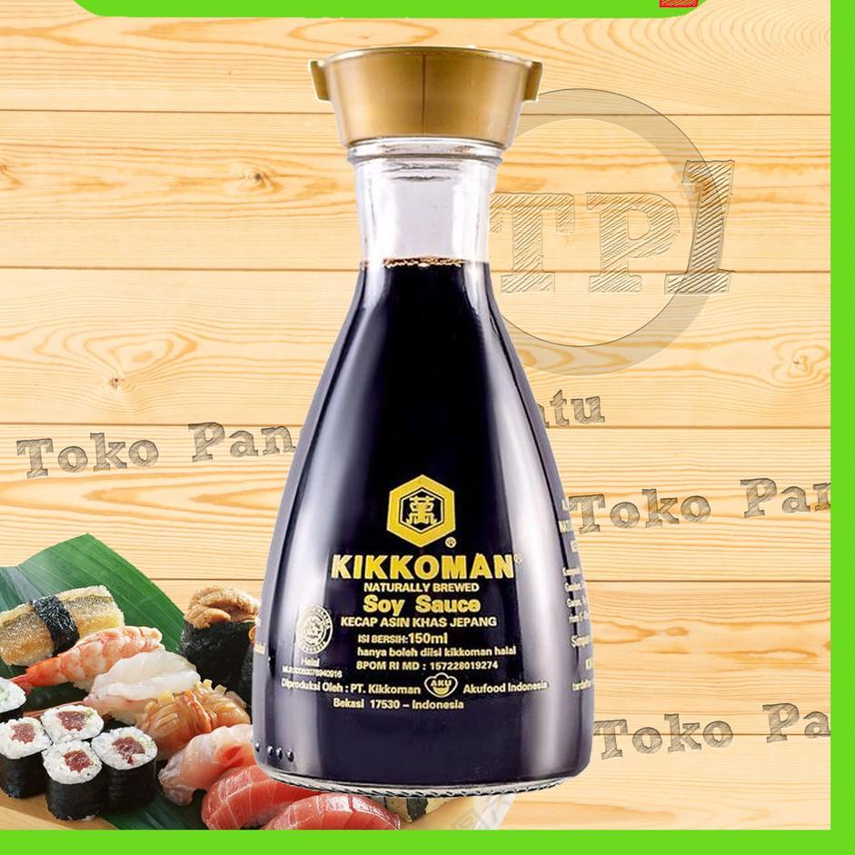 

Produk Terbatas Kikkoman Soy Sauce 150 ml HALAL / Kecap Shashimi / Shasimi / shoyu / jepang japanese / kecap asin