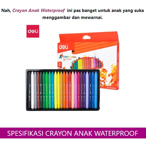 

Crayon Anak Waterproof Original