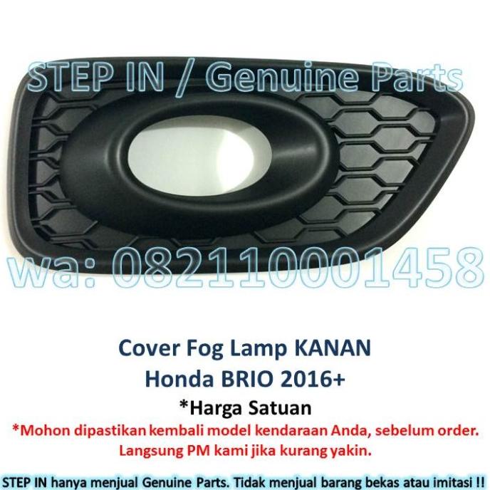 Cover Fog Lamp Foglamp Lampu Kabut Honda BRIO 2019 2020 2021 ORI BARU