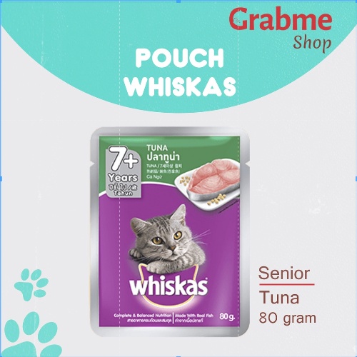 Makanan ringan kucing Whiskas pouch 1 dus @24 pcs All Varian