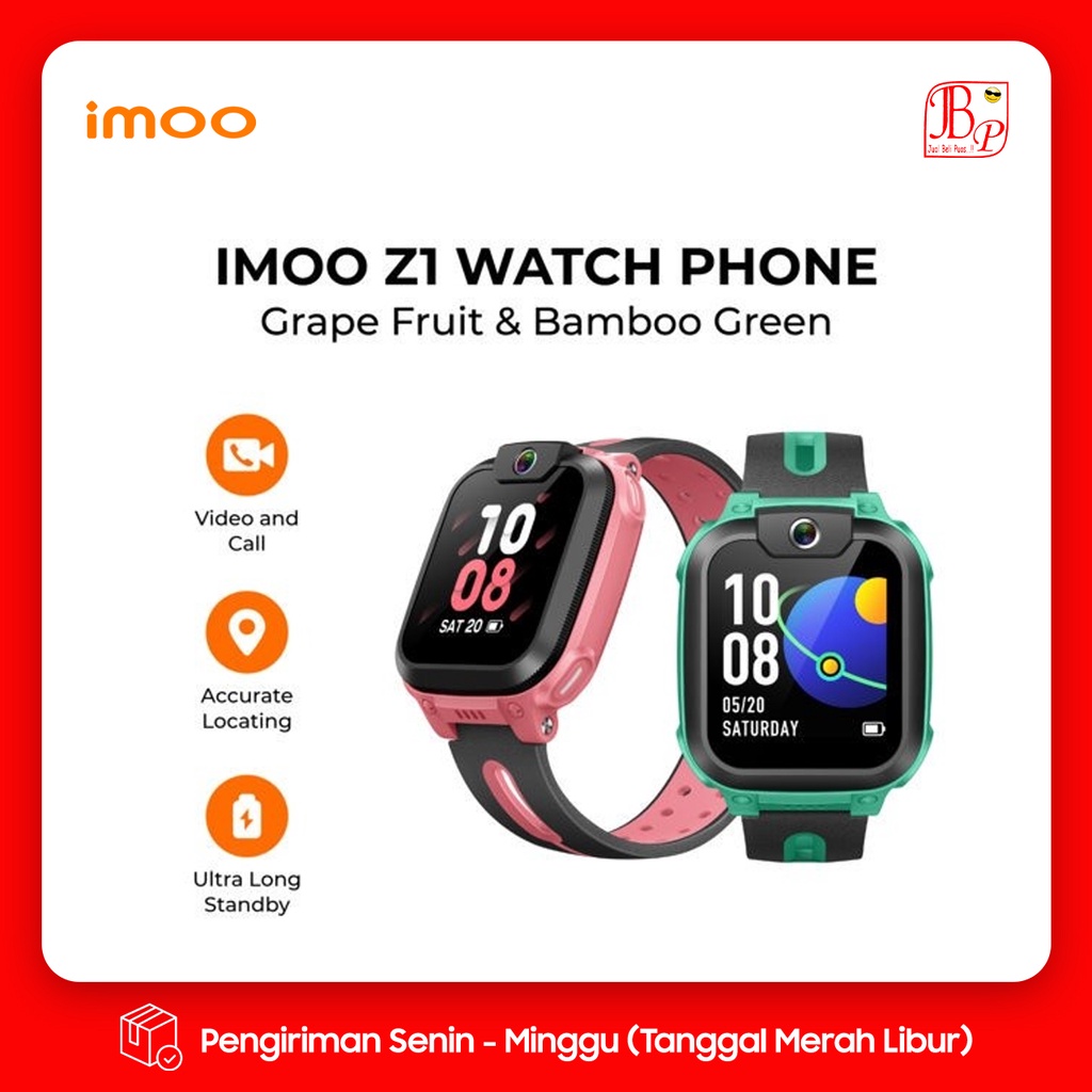 IMOO WATCH PHONE Z1 HD VIDEO CALL ULTRA LONG STANDBY SMARTWATCH ANAK REALTIME GPS