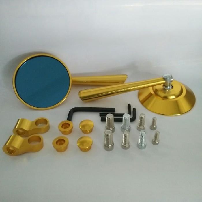 SPION TOMOK BULAT RETRO KLASIK YAMAHA FAZZIO / VESPA / SCOOPY CUSTOM