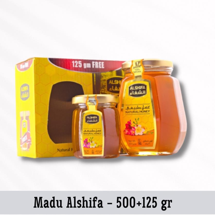 

۞ Arab Al Shifa 500gr Free 125gr / Alshifa 500 gr Free 125 gr Natural Honey ☇