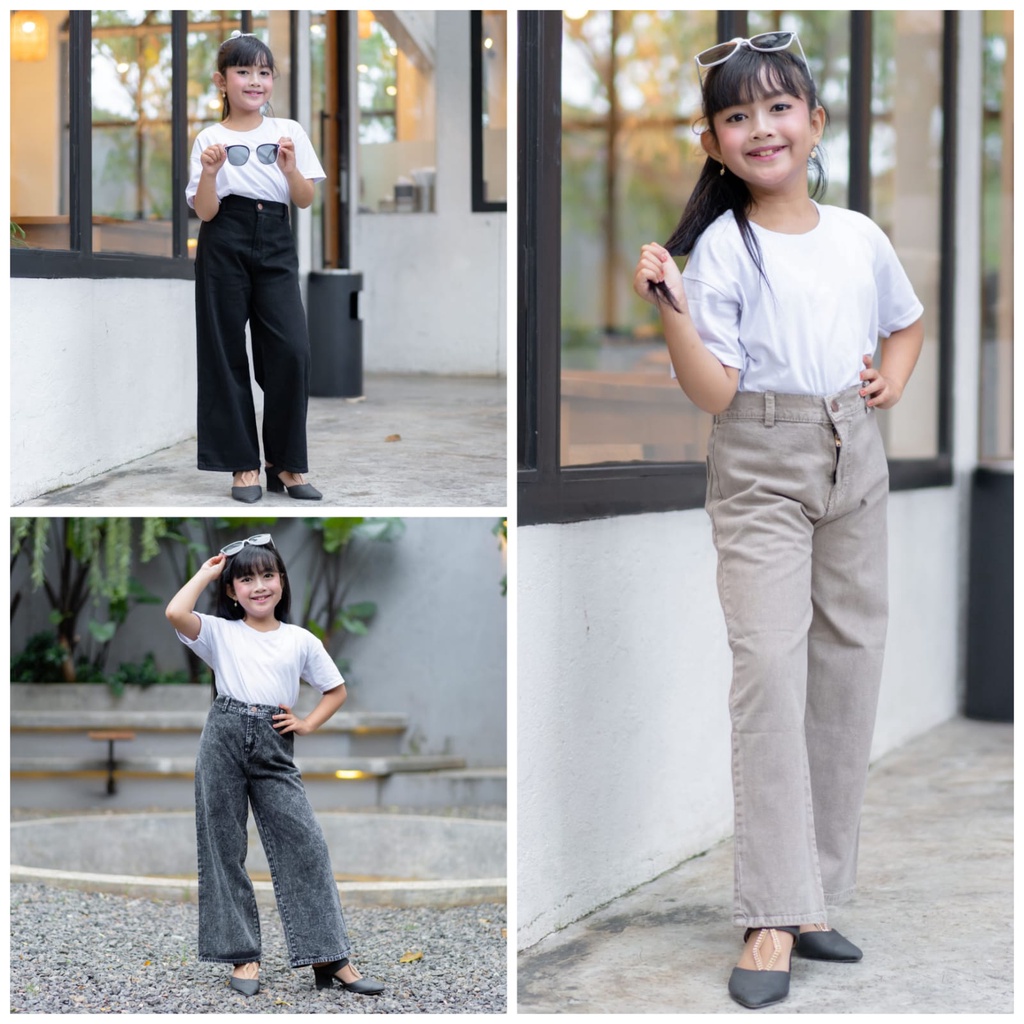 Celana Kulot Jeans Mozza Anak Perempuan