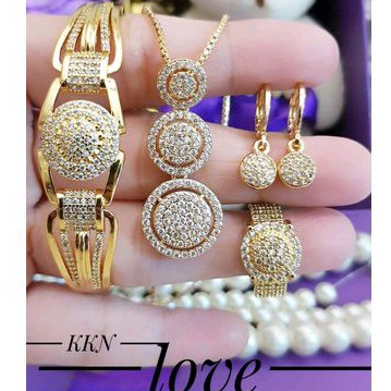 Xuping set perhiasan lapis emas 24k 2925