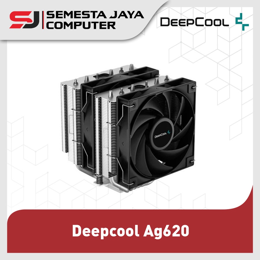 Deepcool AG620 CPU COOLER Dual Tower Support LGA 1700- DEEP COOL