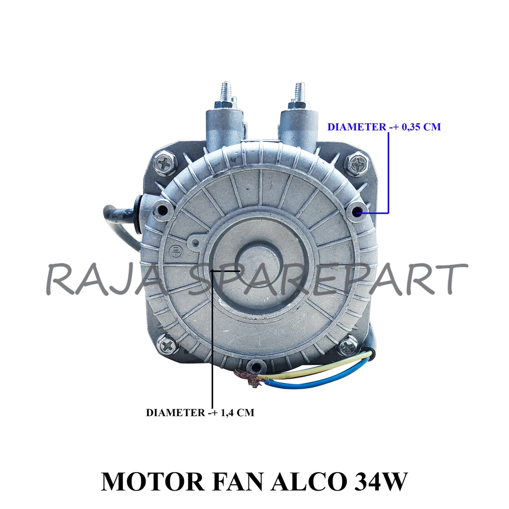 Dinamo Motor Kipas Kulkas Showcase Freezer / Motor Fan Alco Condensor 34Watt