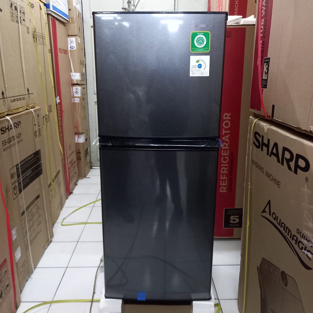 LEMARI ES KULKAS 2 PINTU SHARP SJ 236 MN-HS