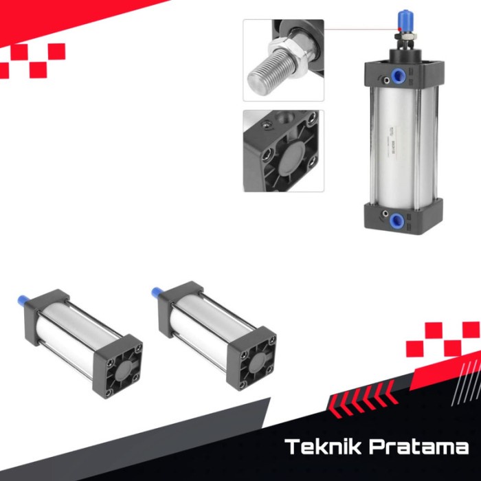 Terlaris Sc 50X500 Pneumatic Standard Cylinder / Cylinder Pneumatic Sc 50 X 500