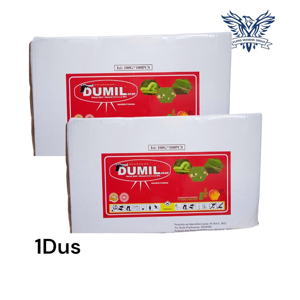 1 DUS Insektisida Dumil 40Sp metomil 40% dangke dupont lanate multitomil great metindo 100grx 100pcs