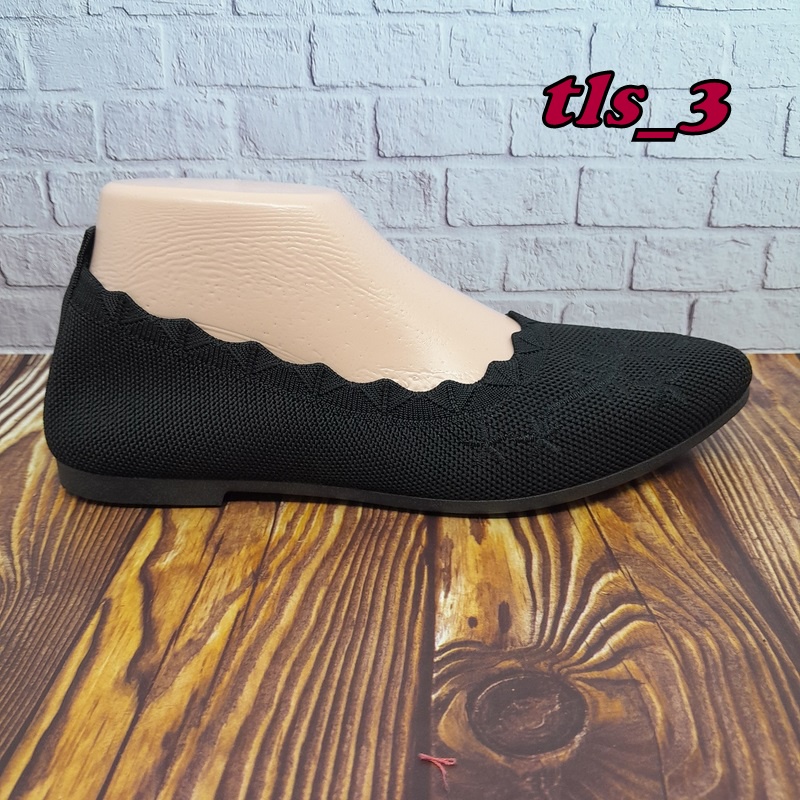 Sepatu Flatshoes Spark Bts 5513/15-B Terbaru 36-40 Sepatu Balet Import Dewasa