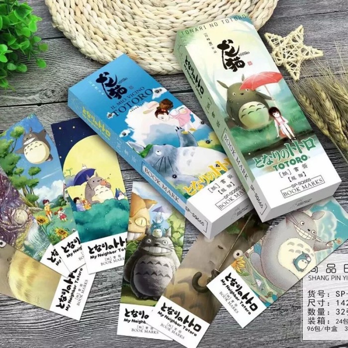 

Terlaris Totoro Ghibli Bookmark Pembatas Buku Set 32 Pcs